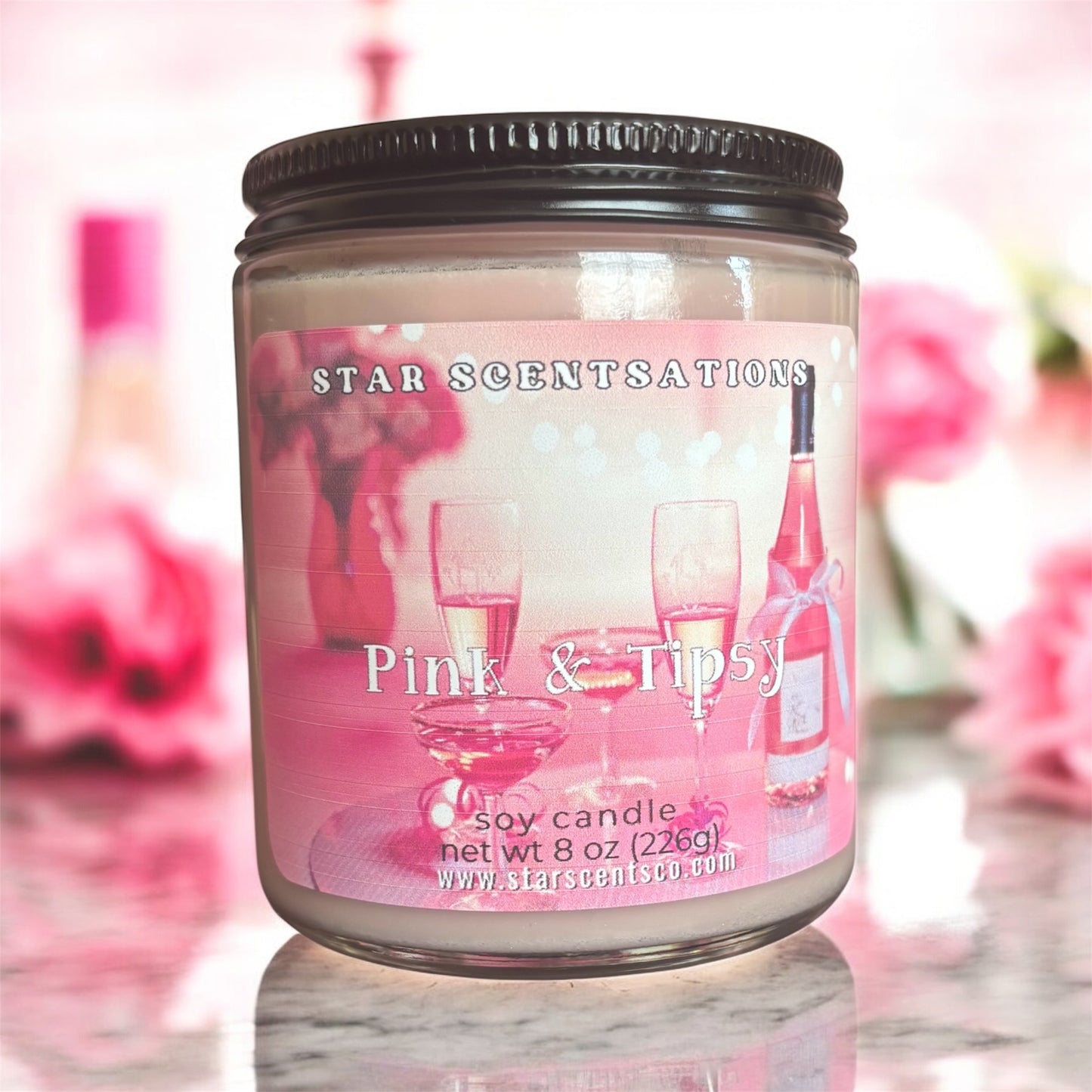Pink & Tipsy Candle