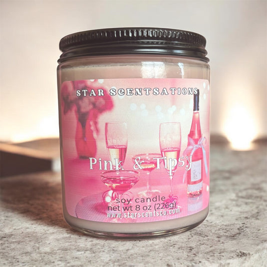 Pink & Tipsy Candle