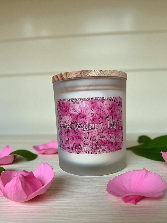 Rose Water & Ivy Candle