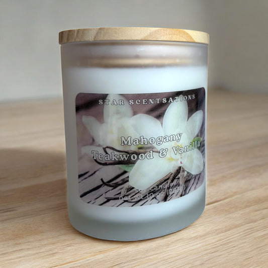 Mahogany Teakwood & Vanilla Candle