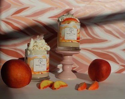 Peaches & Crème Dessert Candle