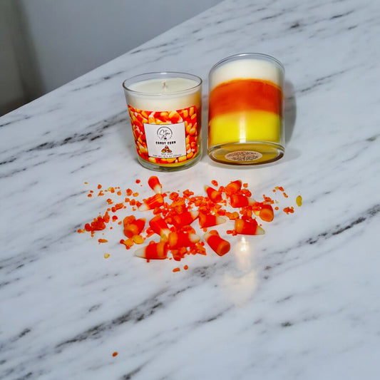 Candy Corn Candle