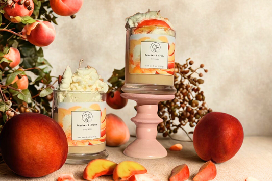 Peaches & Crème Dessert Candle